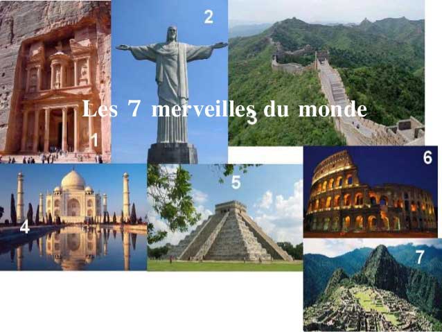 7 merveilles du monde