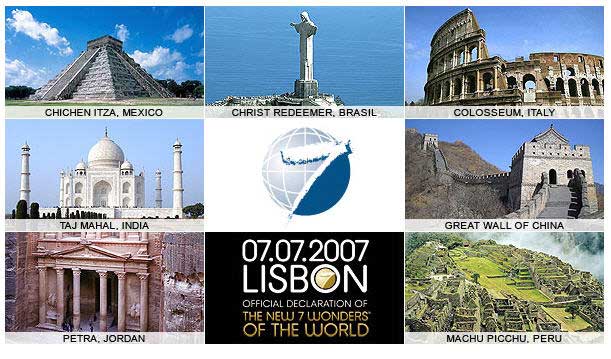 7 merveilles du monde