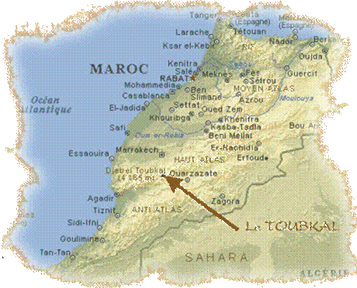 atlas afrique du nord