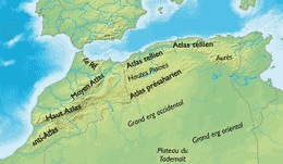 atlas afrique du nord