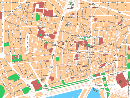 barcelone carte