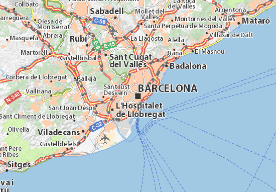 barcelone carte