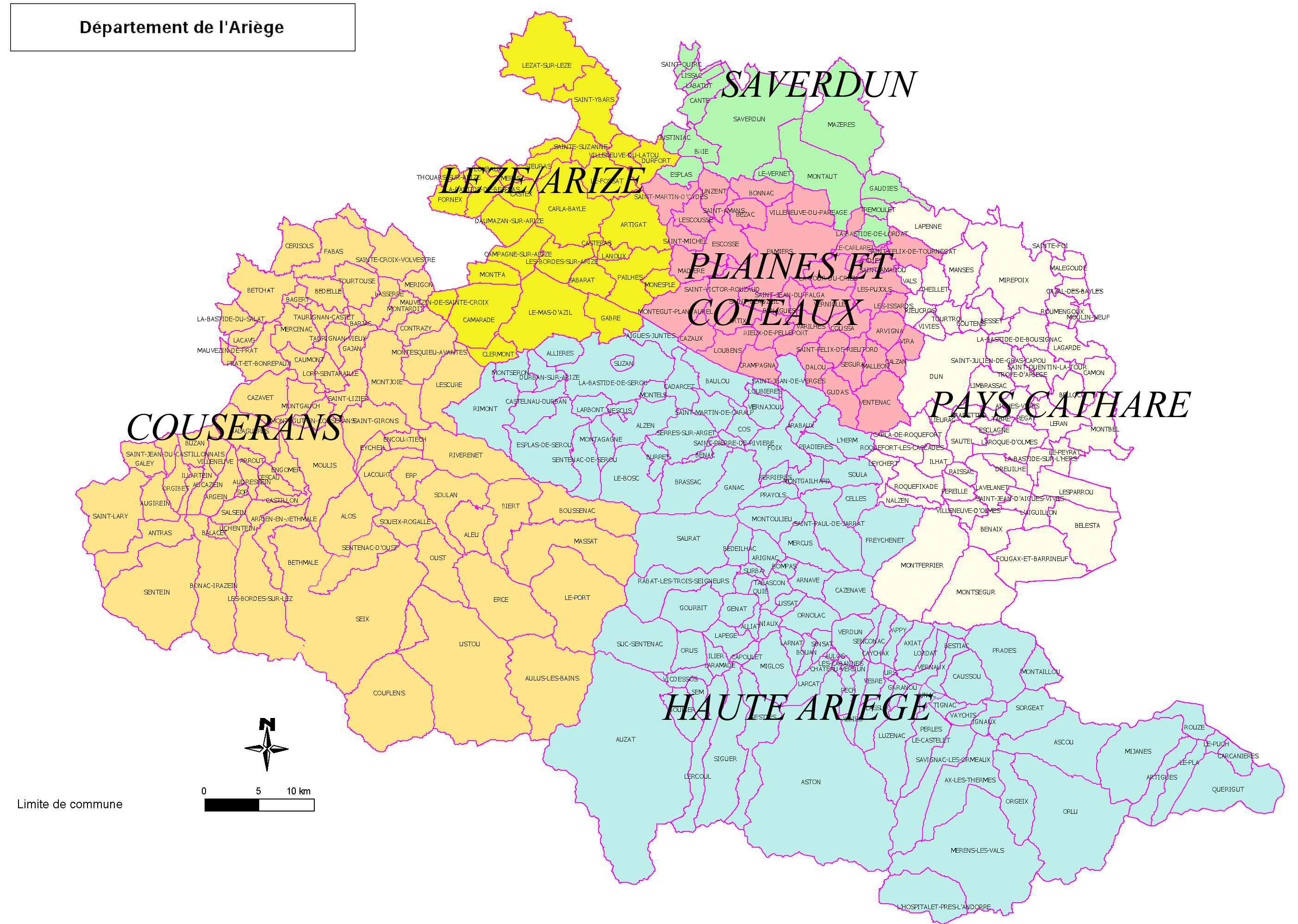carte ariege