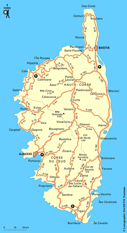 carte corse