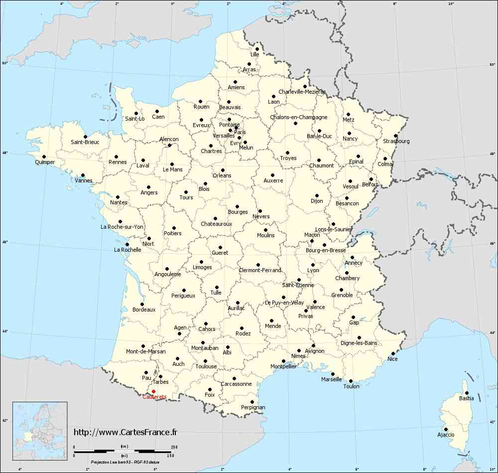 carte de cauterets