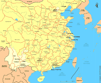 carte de chine