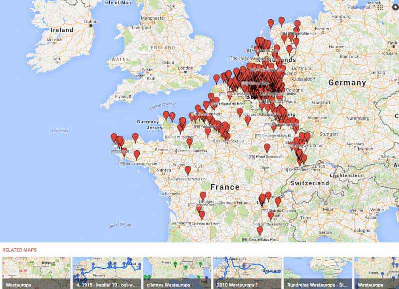 carte de france urbex