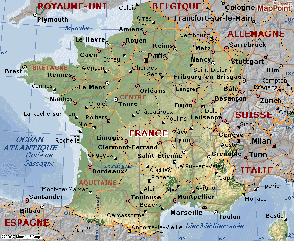 carte de geographie