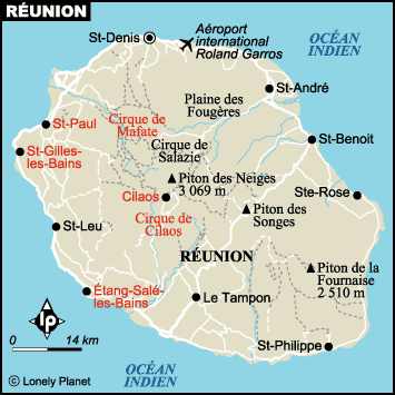 carte de la reunion