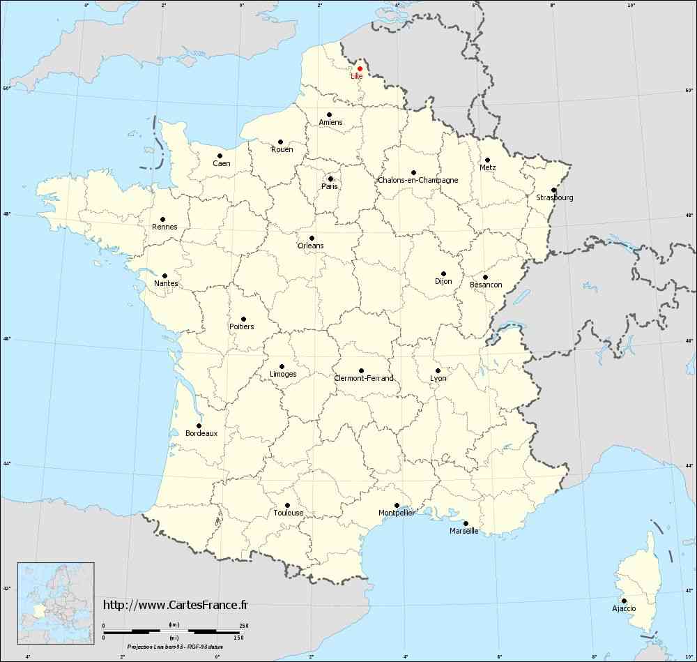 carte de lille