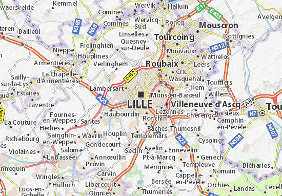 carte de lille