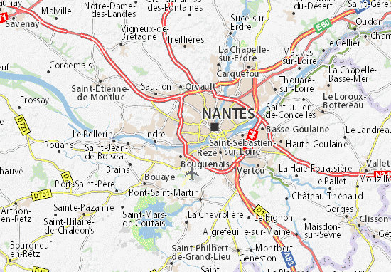 carte de nantes
