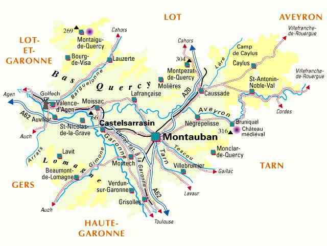 carte departement tarn