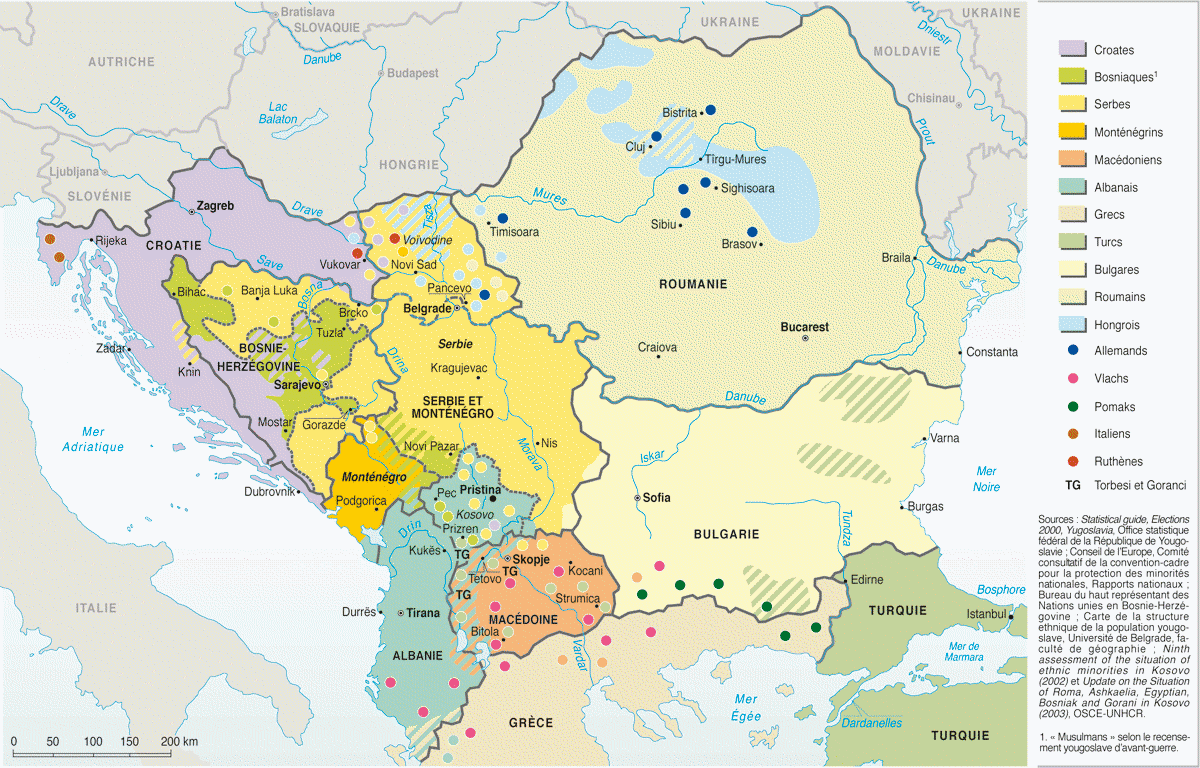 Quels Sont Les 13 Pays Des Balkans Carte des Balkans » Vacances - Arts- Guides Voyages
