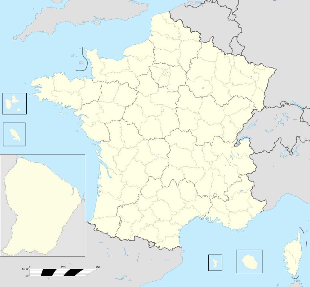 carte des departements de france