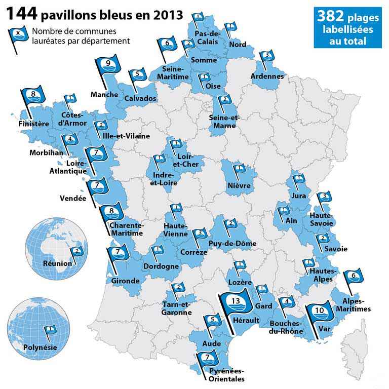 carte des plages de france
