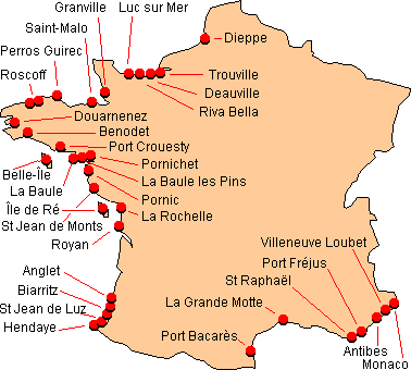 carte des thalasso en france