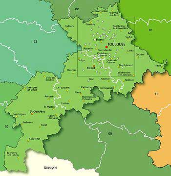 carte du comminges