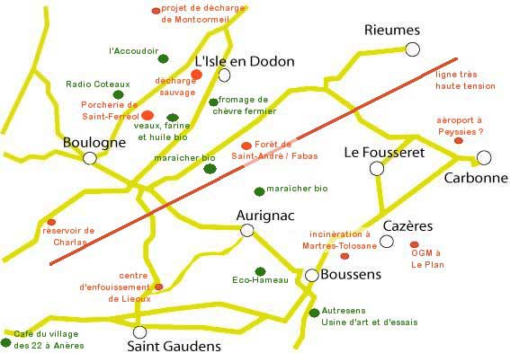 carte du comminges