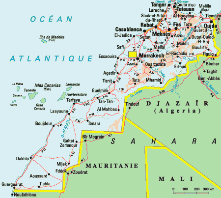 carte du maroc images