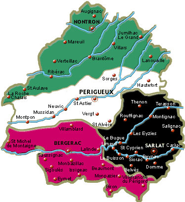 carte du perigord