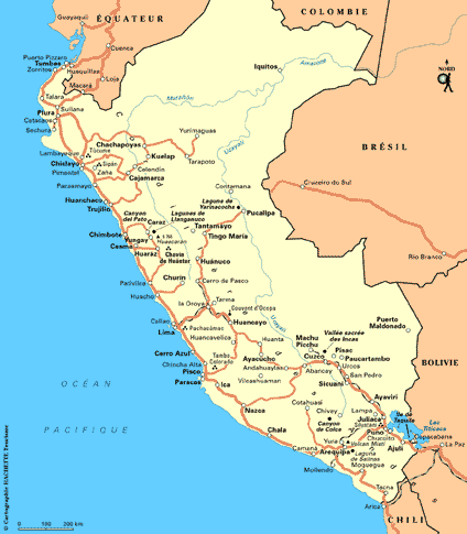 carte du perou