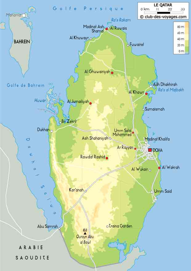 carte du qatar