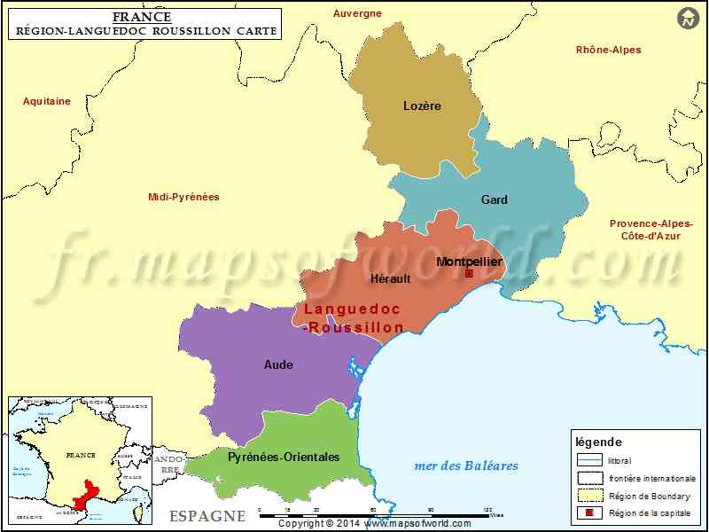 carte languedoc