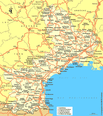carte languedoc
