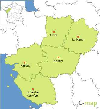 carte region pays de la loire