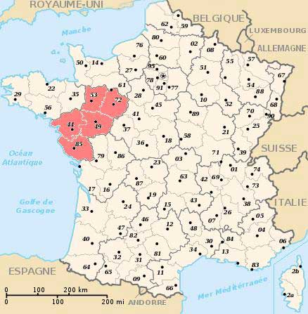 carte region pays de la loire