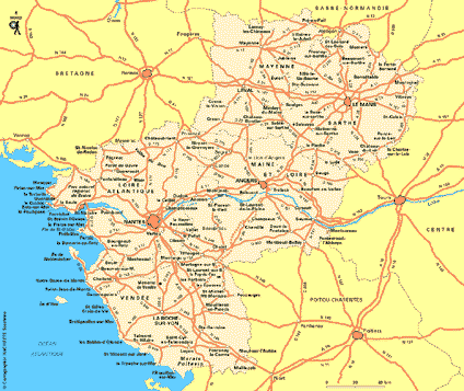 carte region pays de la loire