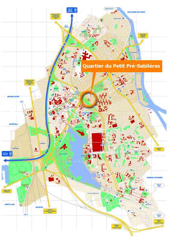 carte ville de creteil