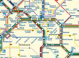 carte ville de strasbourg