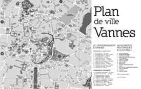 carte ville de vannes
