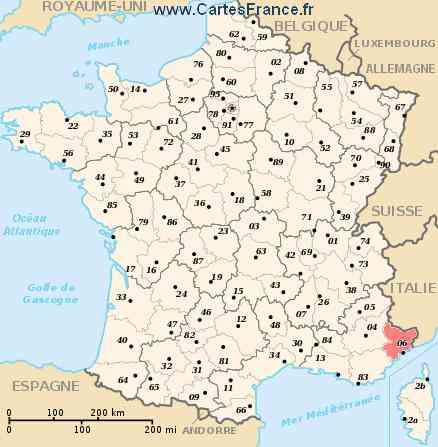 departement des alpes maritimes