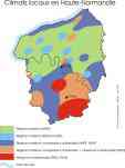 haute normandie relief climat