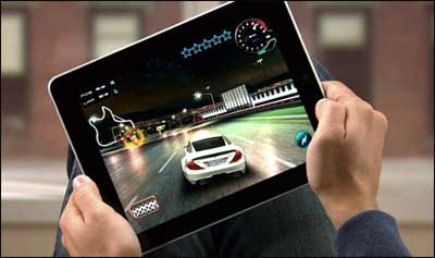 jeu sur tablette