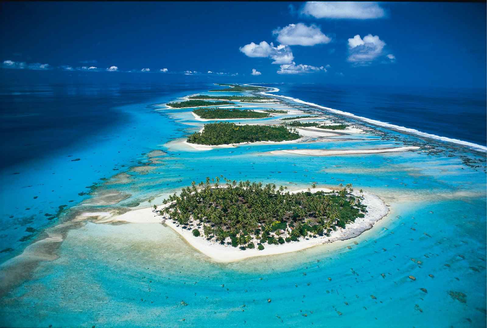 atolls des tuamotu - Image