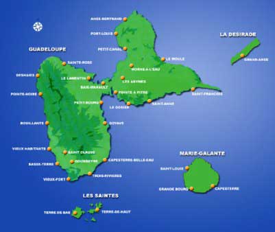les iles guadeloupeennes