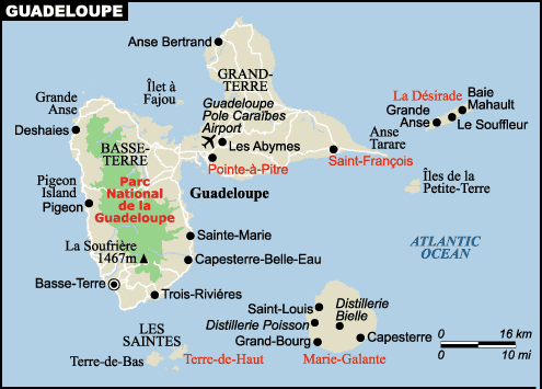 les iles guadeloupeennes