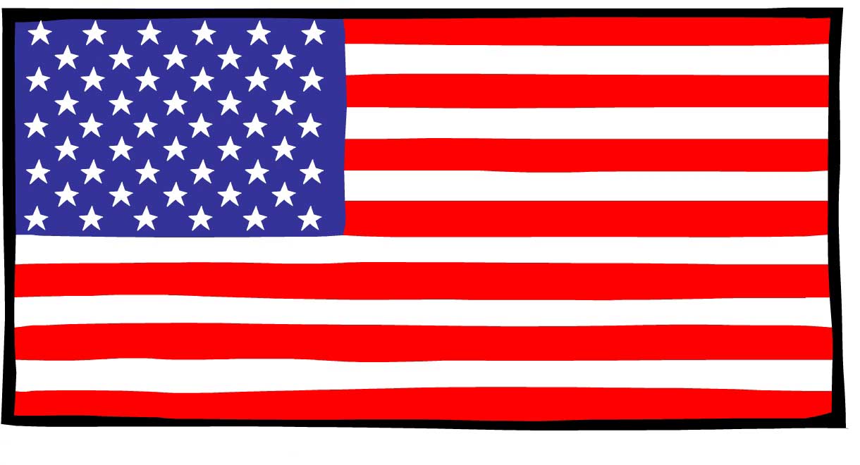 les usa drapeau