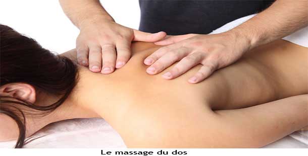 massage du dos