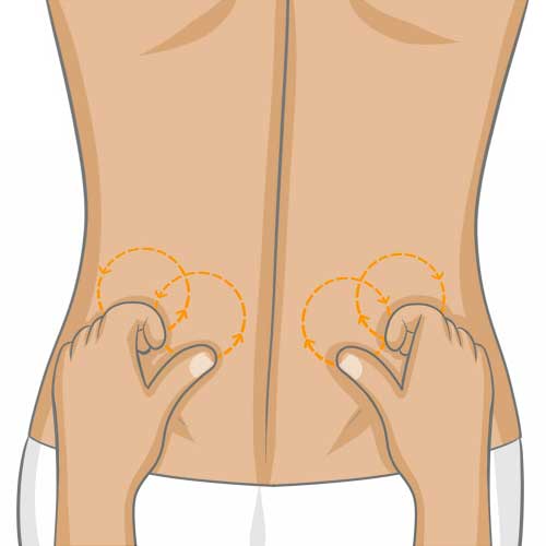 massage du dos