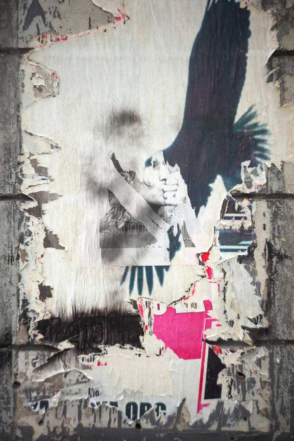 photo affiche dechiree