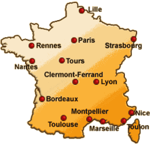 principales villes de france