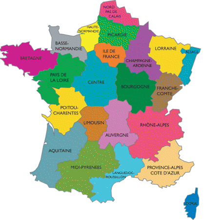 regions francaises