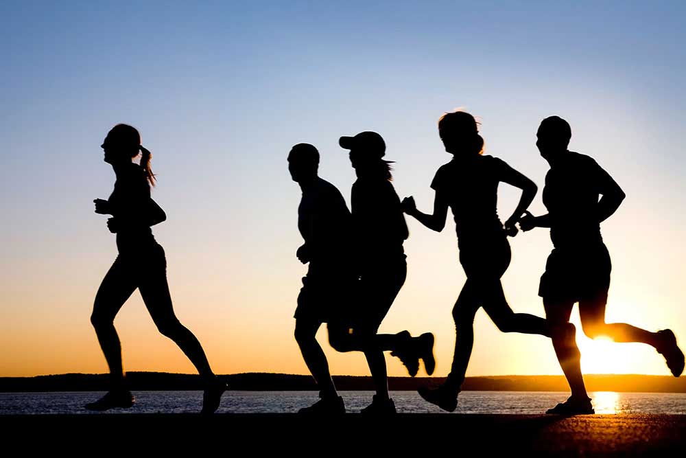 running