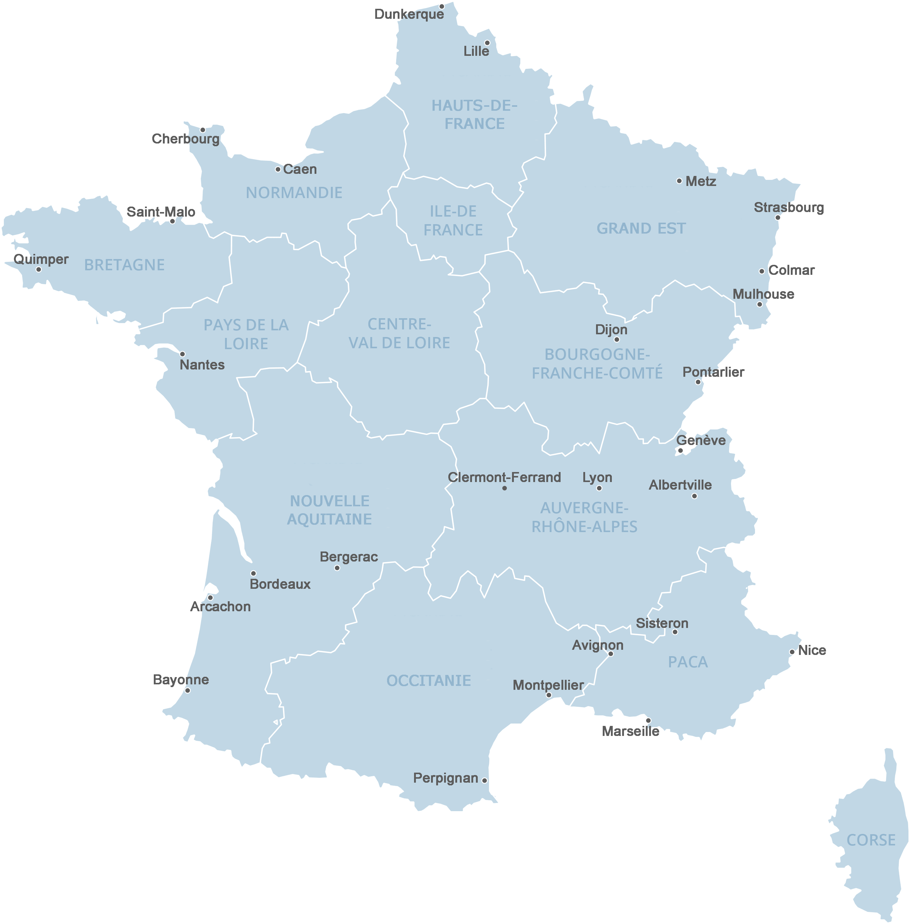 vacance carte france