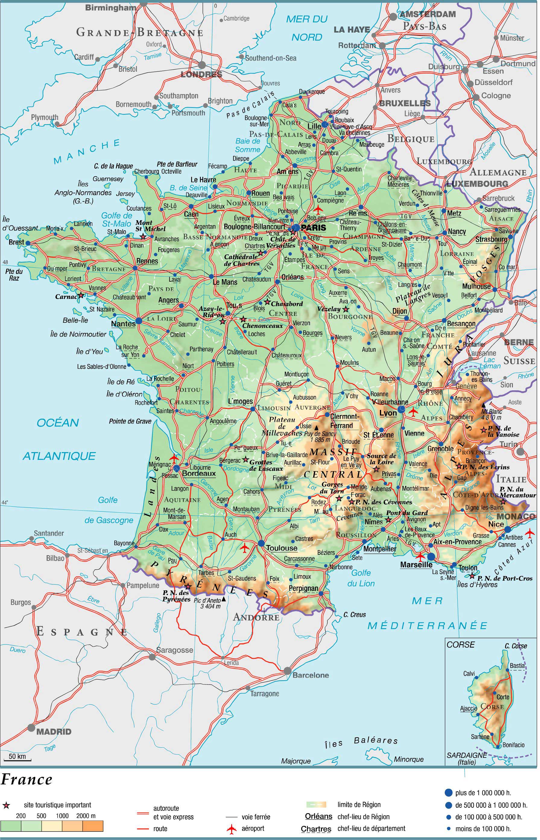 vacances france geographie
